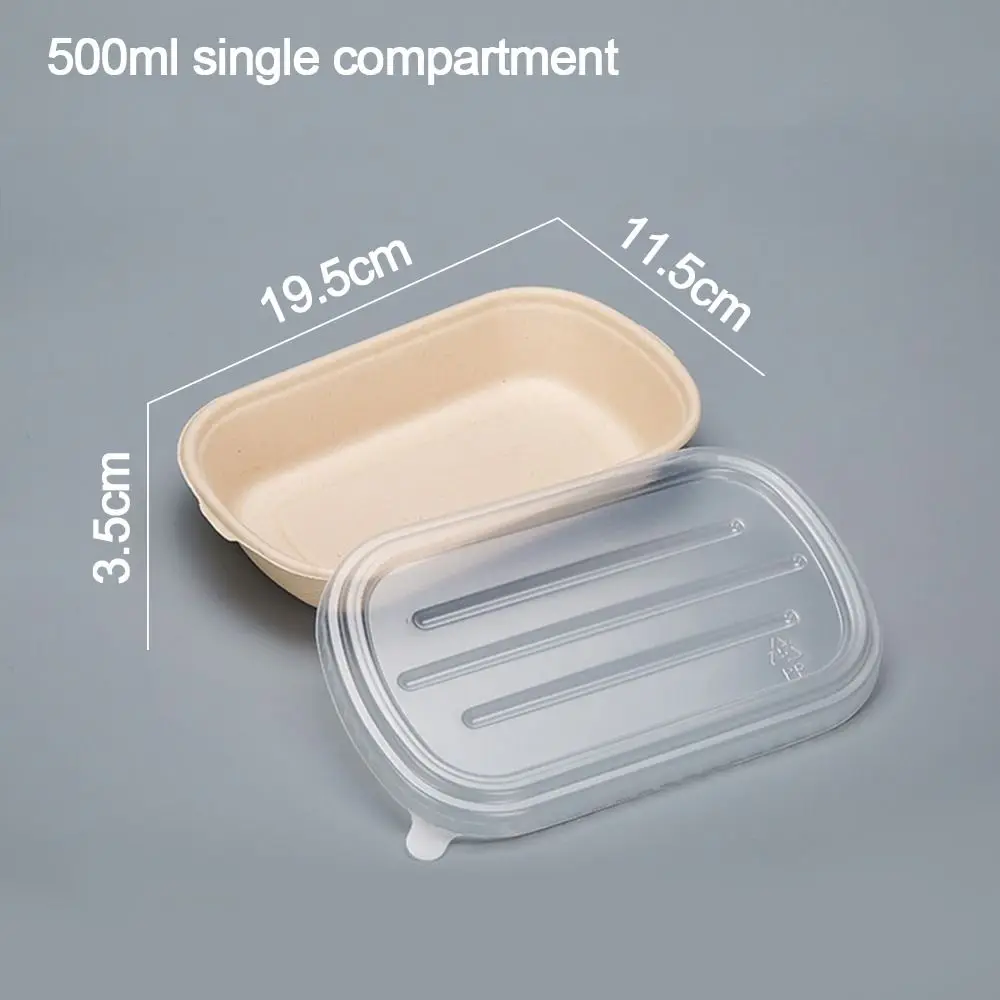 500ml 700ml 850ml 1000ml Disposable Paper Food Containers with Lids, Eco-Friendly Pulp ... - SKU PFCL1051 - UGI Packaging