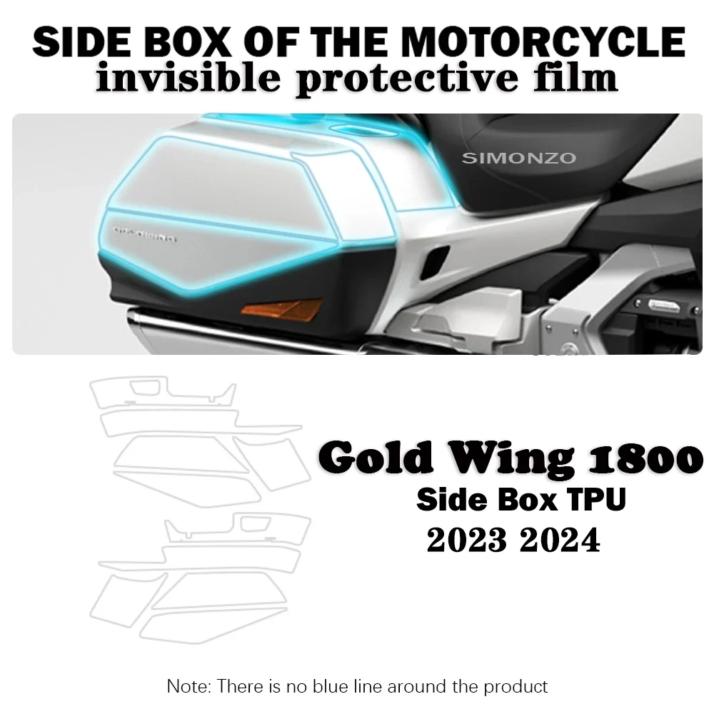 

GL1800 Accessories Motorcycle Body Protective Film For Honda Gold Wing 1800 GL1800 2023 2024 Anti-scratch TPU Protective Film