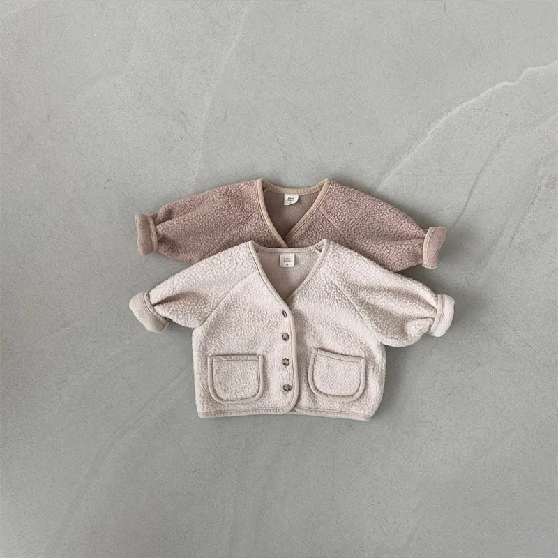 Baby Coat Autumn and Winter Soft Warm Baby Boy's Jacket Coat Casual Cardigan Polar Fleece 0-3Year Girl