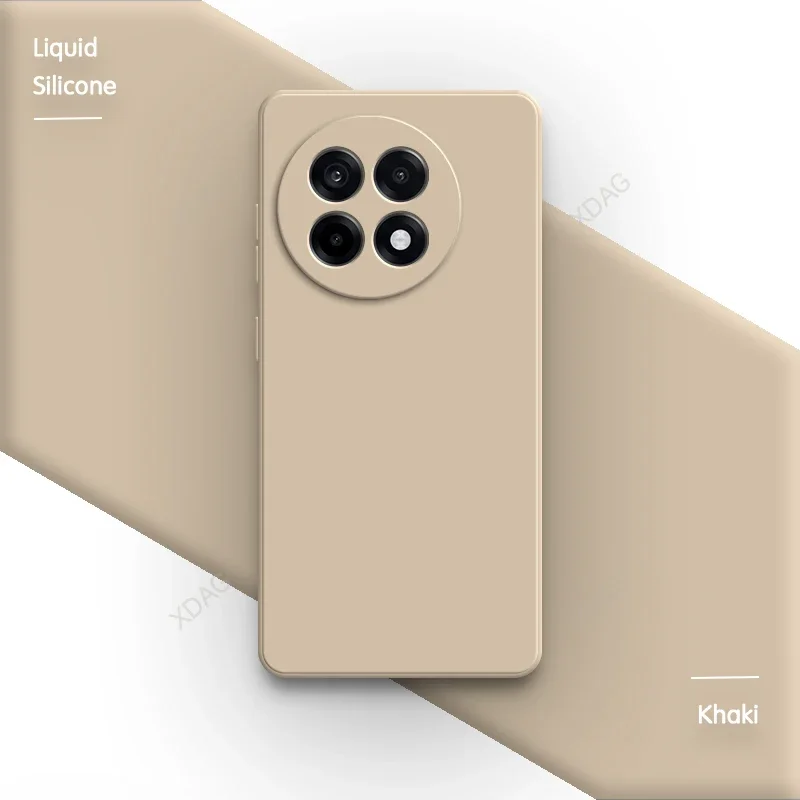 Liquid Silicone Phone Case - Original Soft Fashion Classic Straight Edge Back Cover