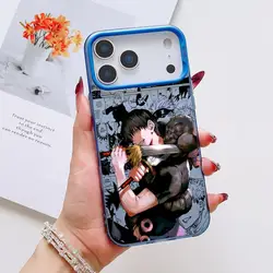Anime Fushiguro Toji Shockproof Phone Case - Air Matte Laser Aurora Finish for iPhone 15 Plus (LAN9)
