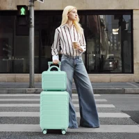 Ensemble de valises HOUSE SPOLE ABS avec serrure à combinaison et roulettes pivotantes à 360 degrés, avec trousse de toilette 1