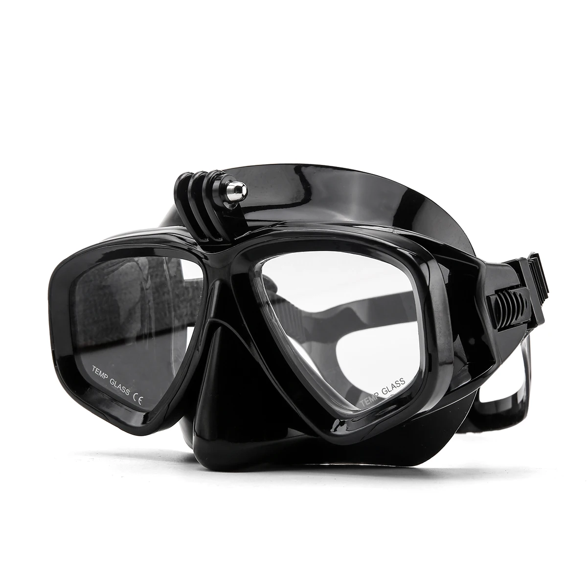 Myopic Diving Mask With Antifog Spray Tempered Lens