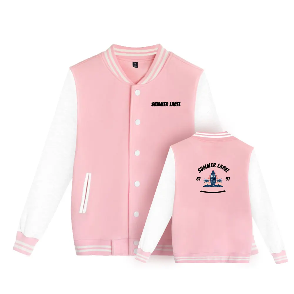

This Autumn and Winter New Simple Pattern Printing Sports Style Baseball Uniforms Are Casual Comfortable and Handsome Men's Tops