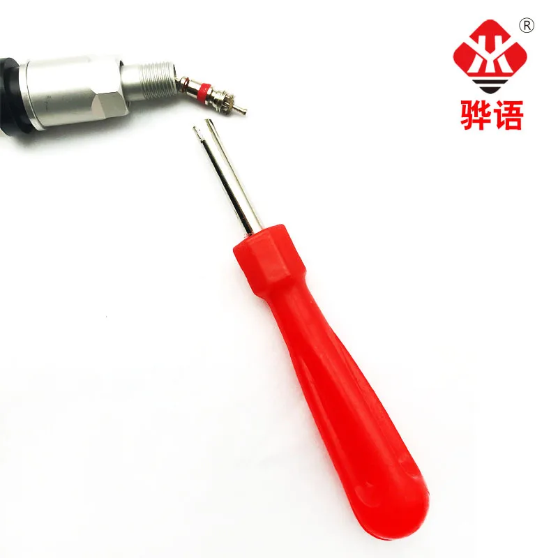 Auto Car Bicycle Slotted Handle Tire Valve Stem Core Remover Screwdriver Tire Repair Install Tool Car-styling Accessories