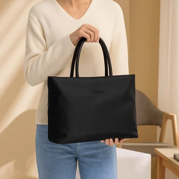 Borsa da lavoro Borsa per laptop da 16 pollici Tracolle impermeabili antiurto Borsa a mano di grande capacità Elegante custodia per laptop Uso in ufficio