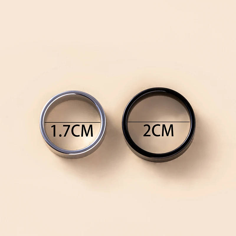 Yin Yang Bat Stainless Steel Couple Rings Punk Black Silver Color Vampire Ring For Women Men Halloween Jewelry 6