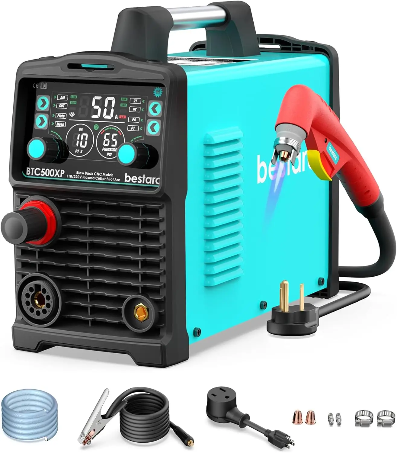 Blow Back Pilot Arc Technology, 110V/220V Dual Voltage Non-HF CNC Plasma Cutting Machine
