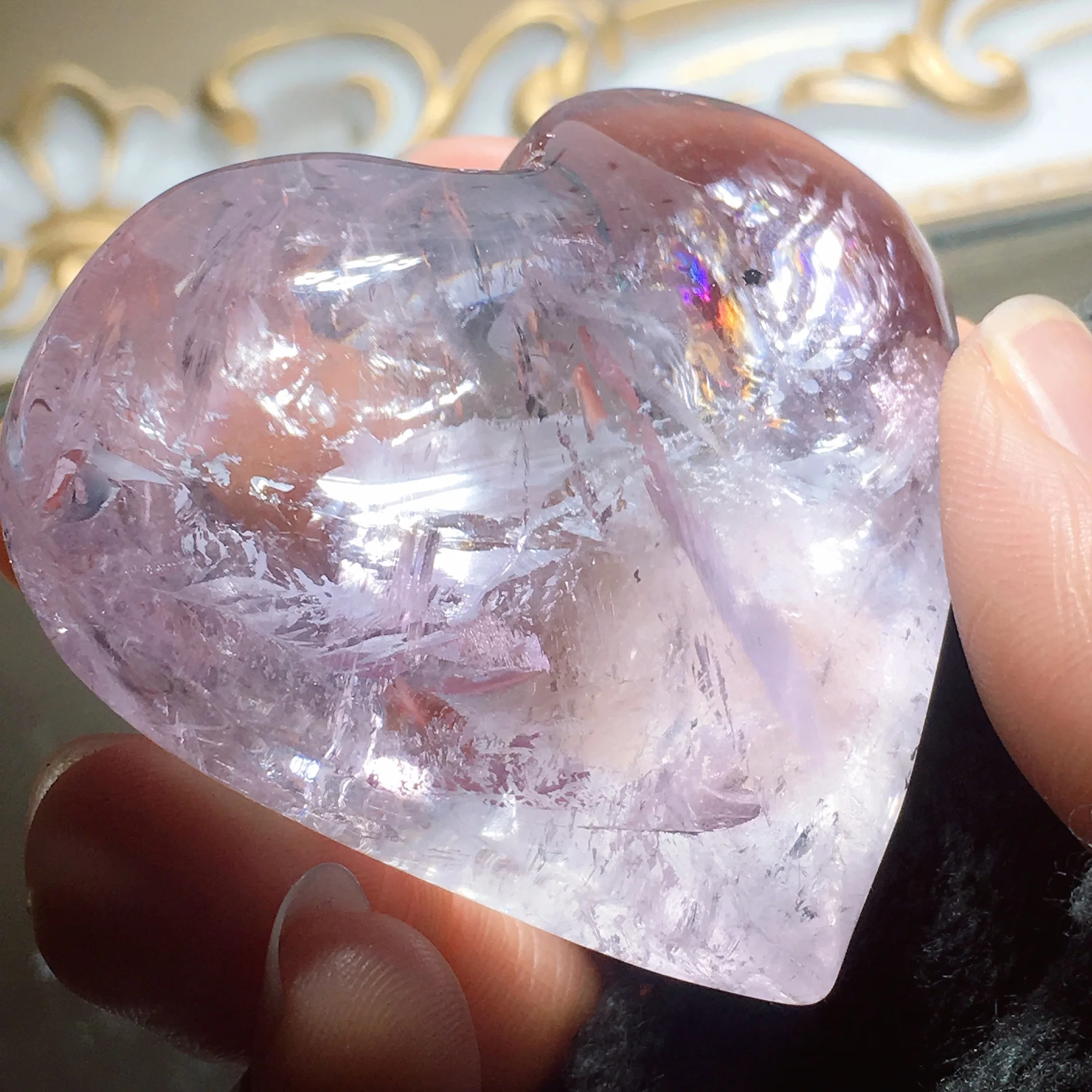 Amethyst Heart 2528