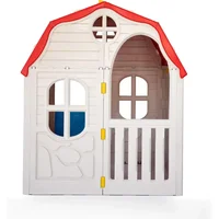 Children's Playhouse,Compact Foldable Plastic Toddler Roomy Outdoor Playhouse for Children Ages 2 Years Old and Up Playhouses 1