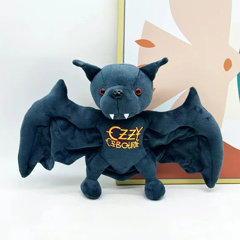 New 25cm Ozzy Osbourne Plush Bat Game Animation Surrounding High