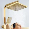Thermostatic Piano Digital Bathroom Shower Set Faucet Rain Shower Head Bidet Spout Faucets Tap Water Flow Digital Shower System 5