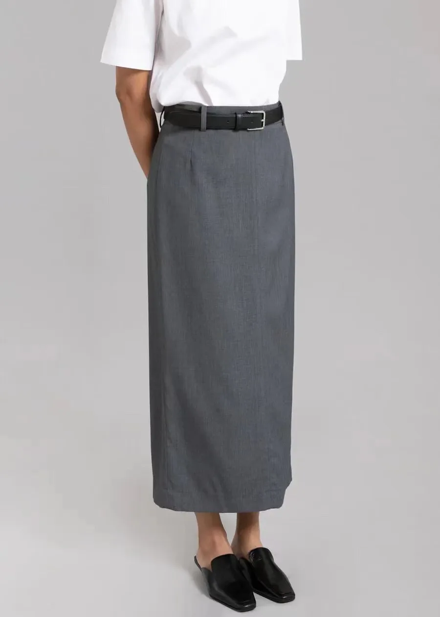 

Fashion Brands Women's Skirts Autumn Trend Straight Cylinder High Waist Long Dress High-quality Summer New A-line Skirt For Lady