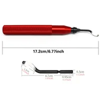 High-speed steel rotary blade deburring tool - suitable for metal, resin, PVC pipe, copper, plastic burring removal reamer tools 2