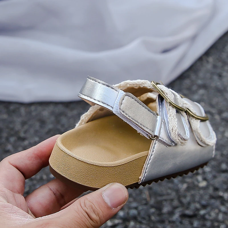 Girls Non Slip Lightweight Ankle Sandals for Summer