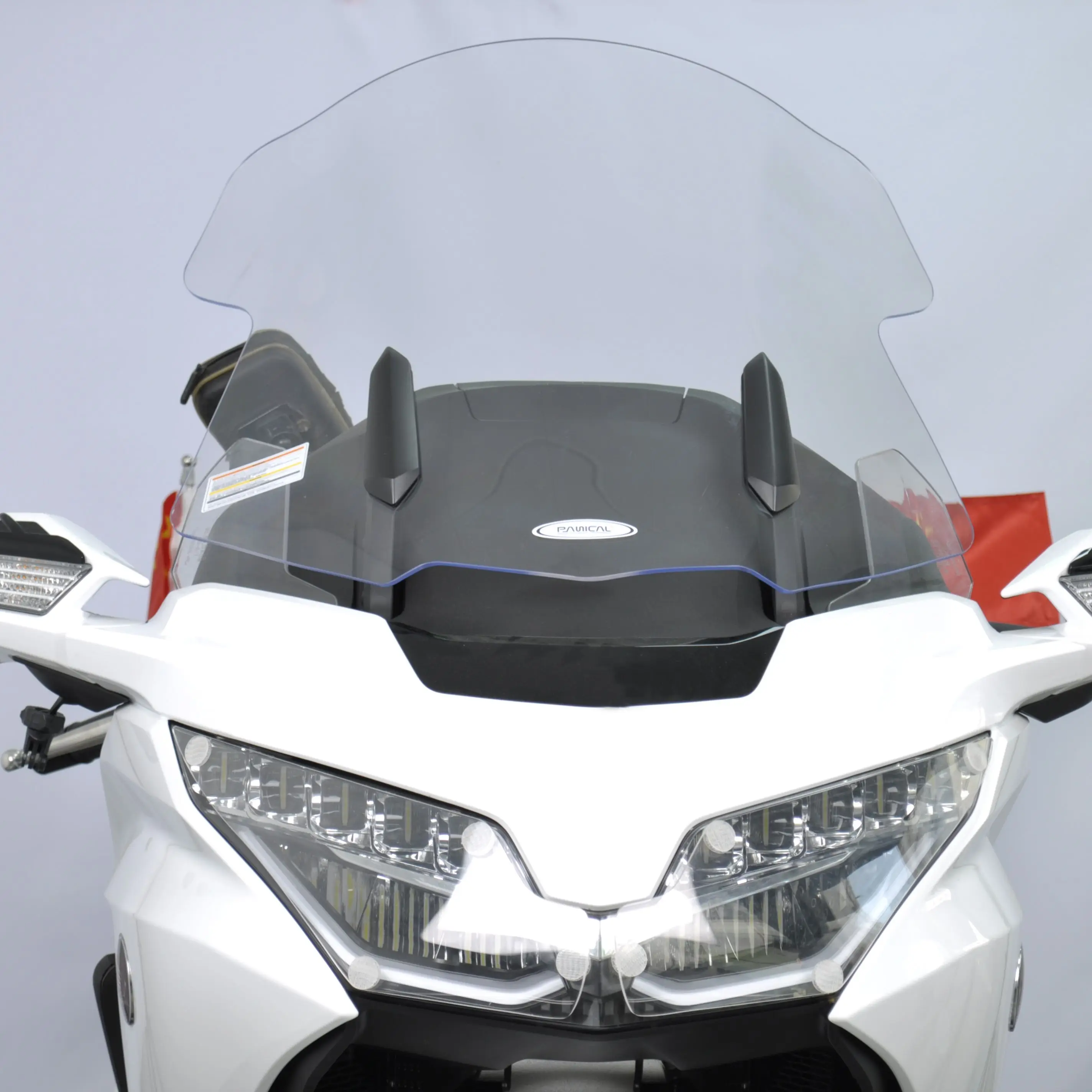 

26 Inch Motorcycle Front Enlarged Windshield Windscreen Wind Deflector Shield For Honda Goldwing GL1800 GL1800B F6B 2018-2023 PC