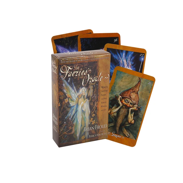 New Mysterious Tarot Card English BoardMultiplayer Party Activities  Game Divination Gifts Family Gathering Essential Card Game Oracle of the Fairi