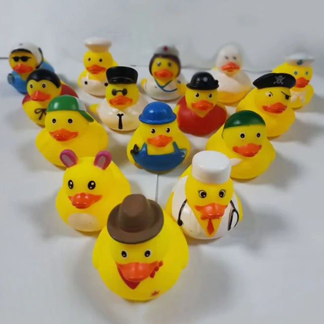 Jouets de bain en caoutchouc DLIGHTBaby pour enfants, jouet de douche,  flotteur de bain, canard sonore grinçant, jeu d'eau, cadeau pour enfants,  5-30 pièces par lot - AliExpress