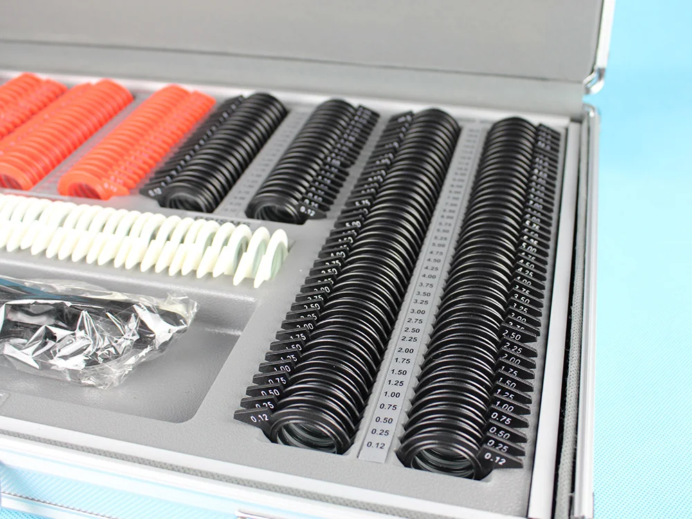 266 Trial lens set Optical trial lens case Plastic rim Aluminum case Free trial frame included