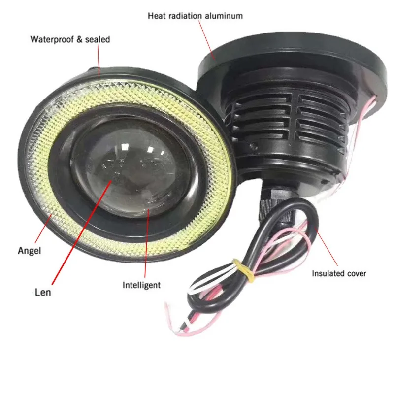  COB LED DRL , ȭƮ, , ũ, ο, ׸, ,  , Ȱ, 12V, 2 