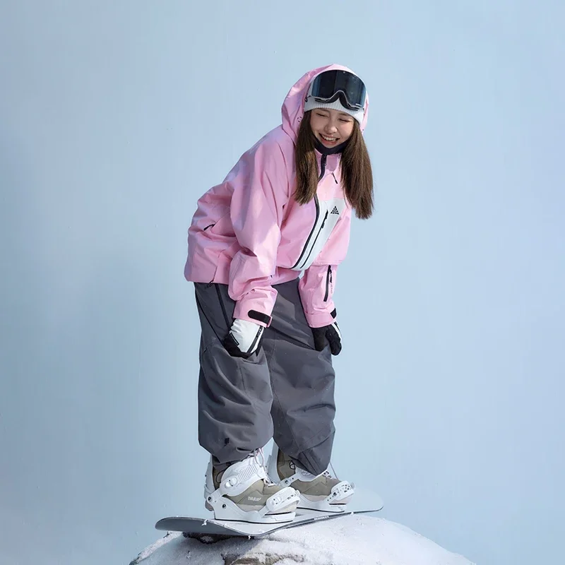 Snowboard Ski Jacket Suit Waterproof Wear-resistant 3L Winter Outdoor