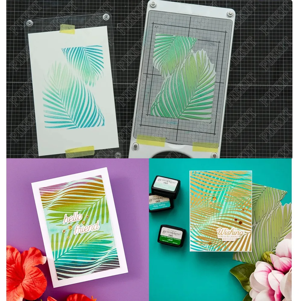 

Искусные большие штампы в виде листьев, Новое поступление 2024, искусственное украшение, шаблон для тиснения, сделай сам, поздравительная открытка ручной работы