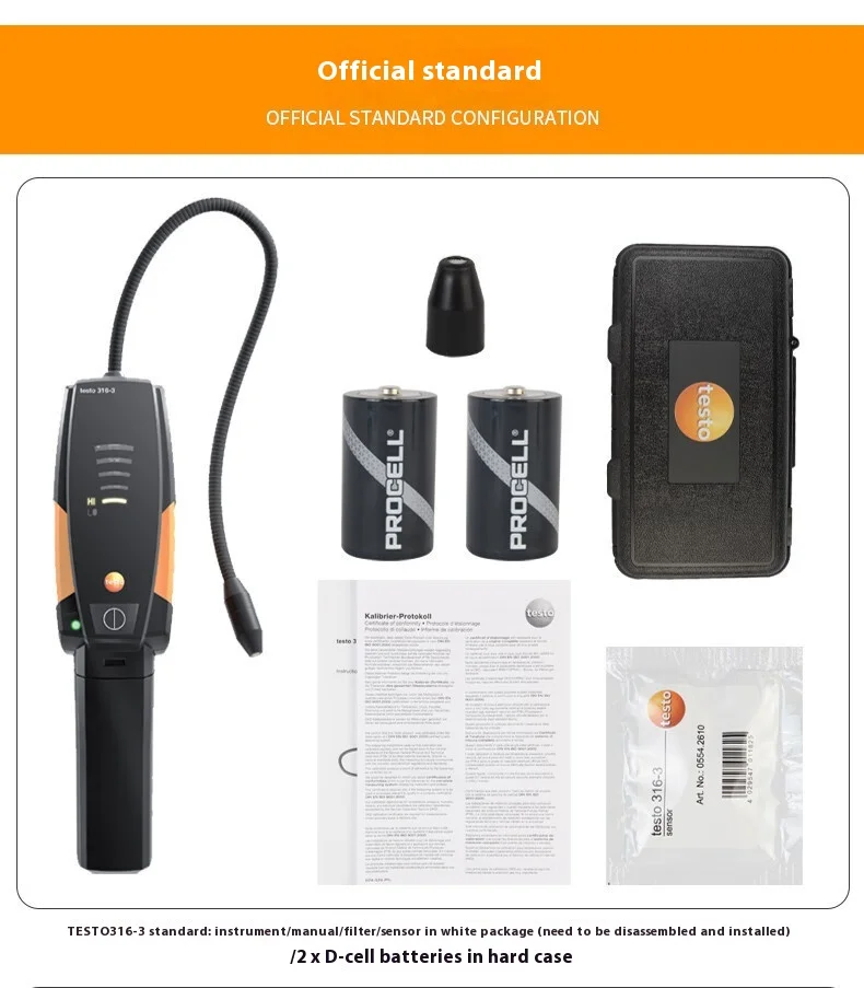Testo 316-4 /Testo-316-4 Refrigerant Leak Detector TESTO316-4 Ammonia Refrigeran