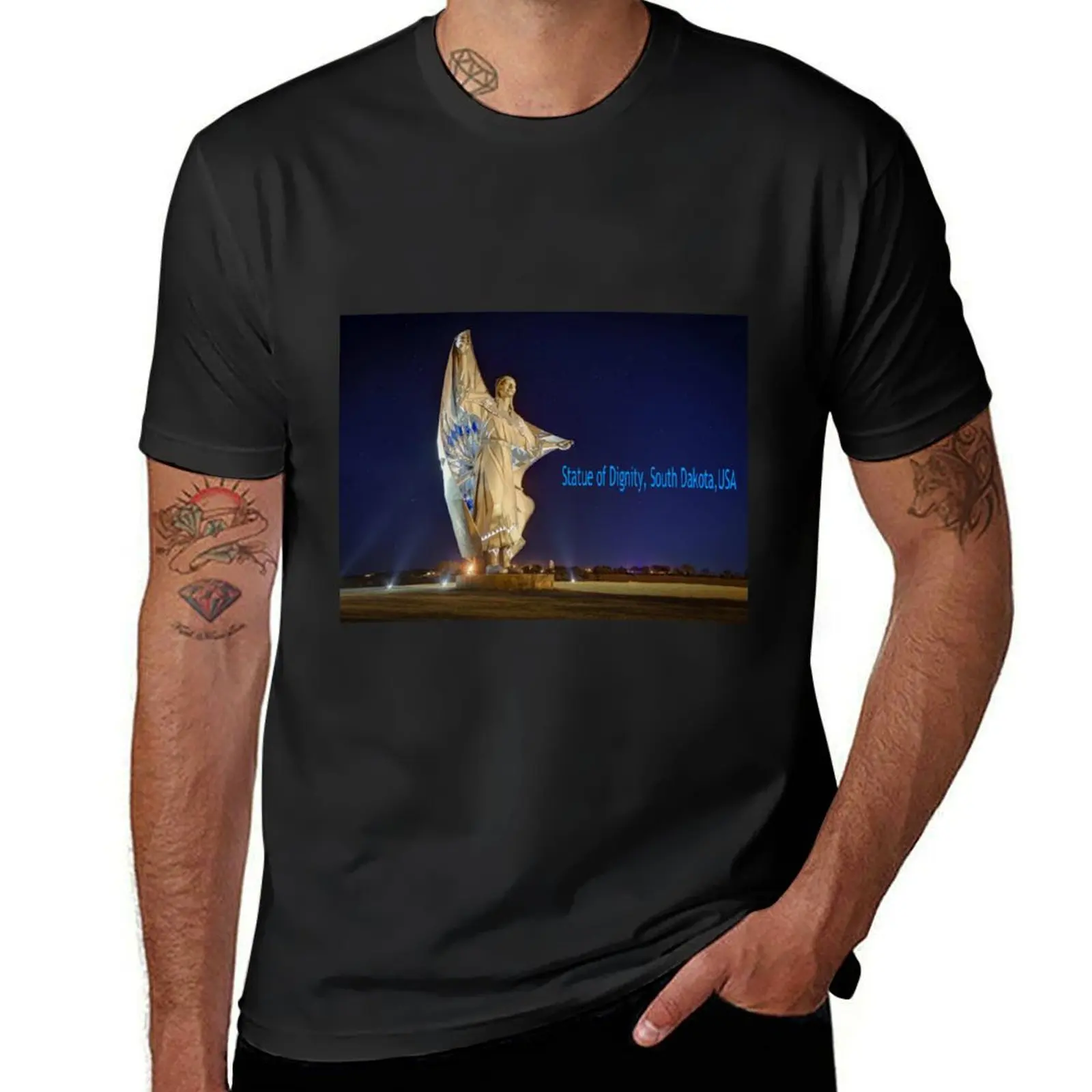 Statue of Dignity T-Shirt new edition anime clothes Men's t-shirt