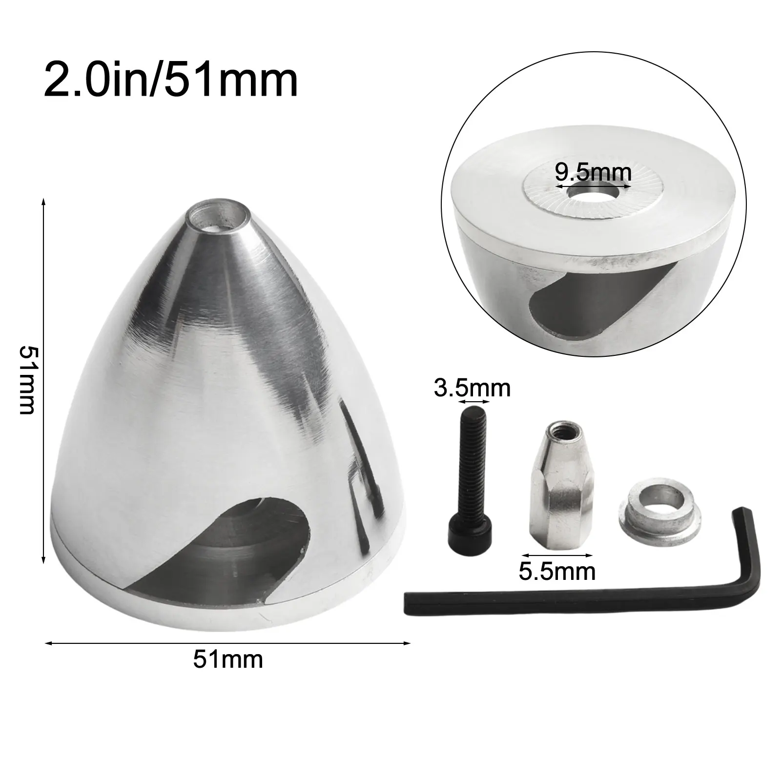For RC Model Planes Blades Propellers Sturdy Aluminum Construction Various Sizes for Different Engines Easy Installation