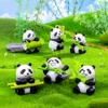 4Pcs New Panda Figurine Diy Home Kawaii Room Decor Miniature Fairy Garden Decoration Accessories Modern Children's Birthday Gift 2 4Pcs New Panda Figurine Diy Home Kawaii Room Decor Miniature Fairy Garden Decoration Accessories Modern Children's Birthday Gift 2