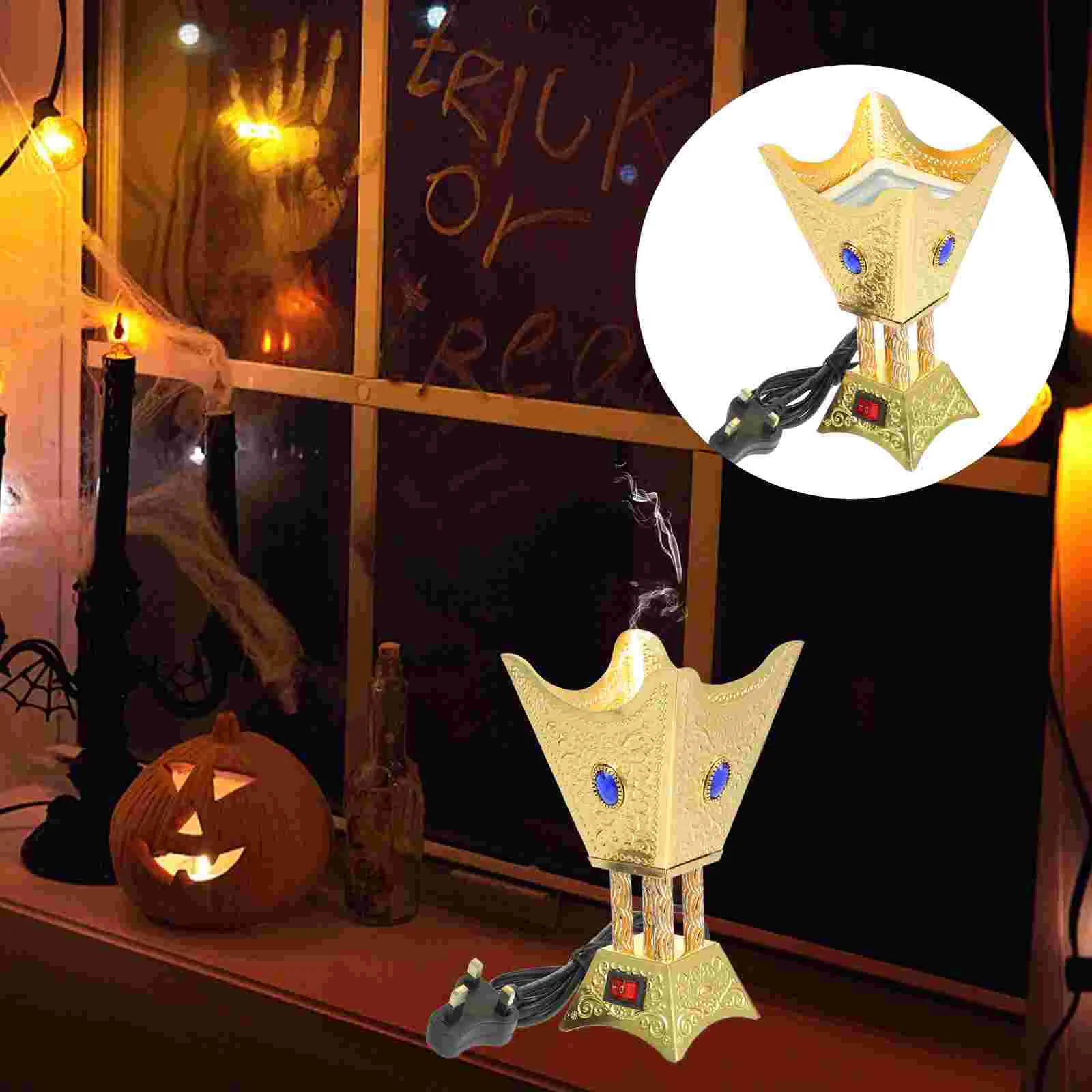 

Metal Incense Burner Plug in Censer Holder Censer Burner Ornament(UK Plug)