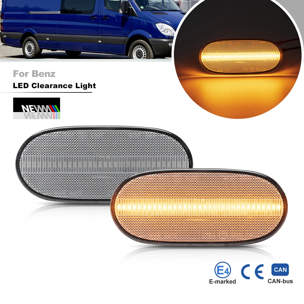 

For Mercedes Benz Sprinter W906 for VW Crafter 2E 2F LED Clearance Lamp Canbus Position City Light Side Markers Turn Signals