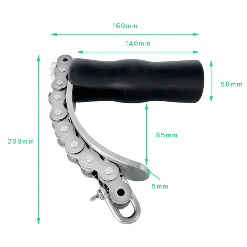 Adjustable Arm Wrestling Handle for Home Gym, Durable Wrist Trainer for Forearm and Power Workout