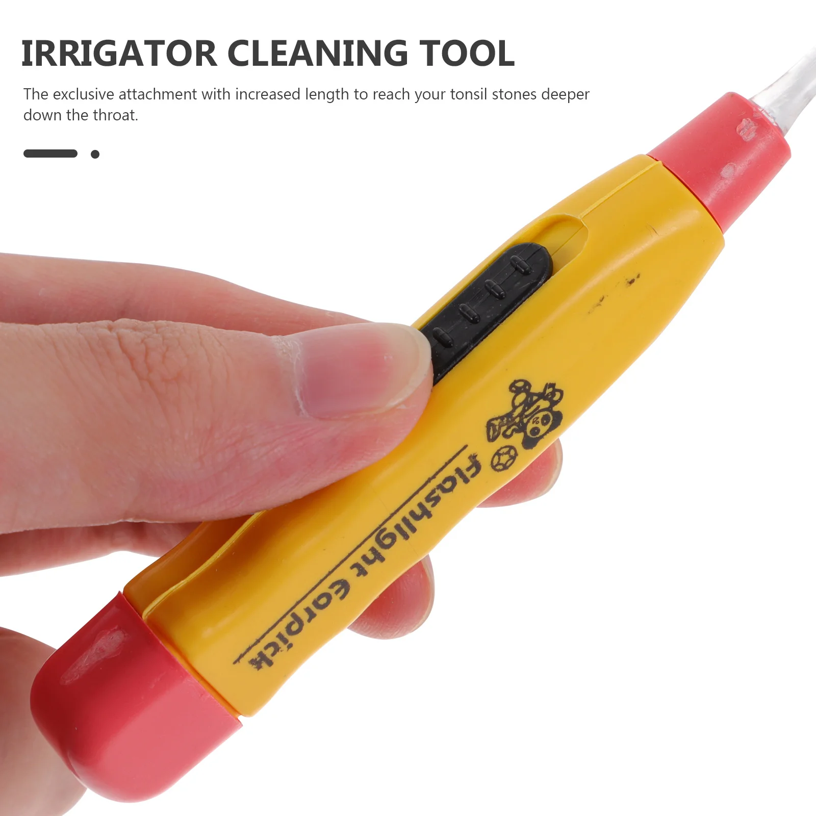 Tonsil Stone Remover Tool Or Earwax Removal With Tips + Irrigator Cleaning Tool Irrigation Syringe(Random Color) Wash 4