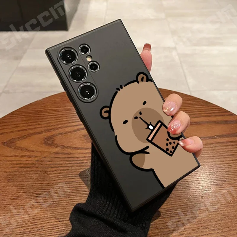 Adorable Cartoon Capybara Phone Case Cover
