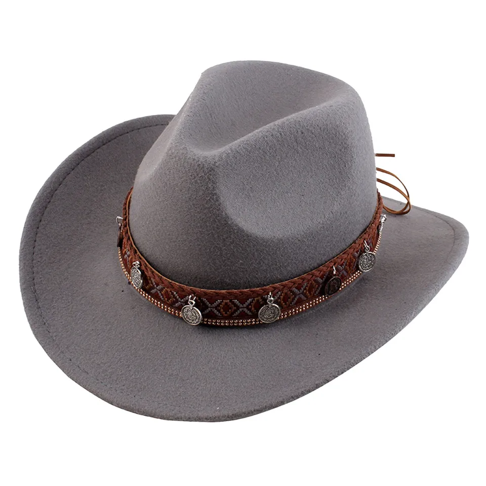 Vintage Large Brim Cowboy Hat for All