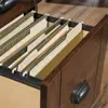 Home Office L Shaped Desk with Computer Tower Storage in Curado Cherry 5