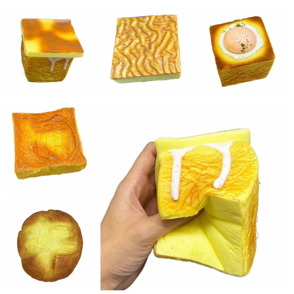 

Simulation Food Bread Slow Rebound Toy Large Slow Rising Cake Slow Rebound Toy Funny PU Squeeze Bread Food Play Toys Kids Gift