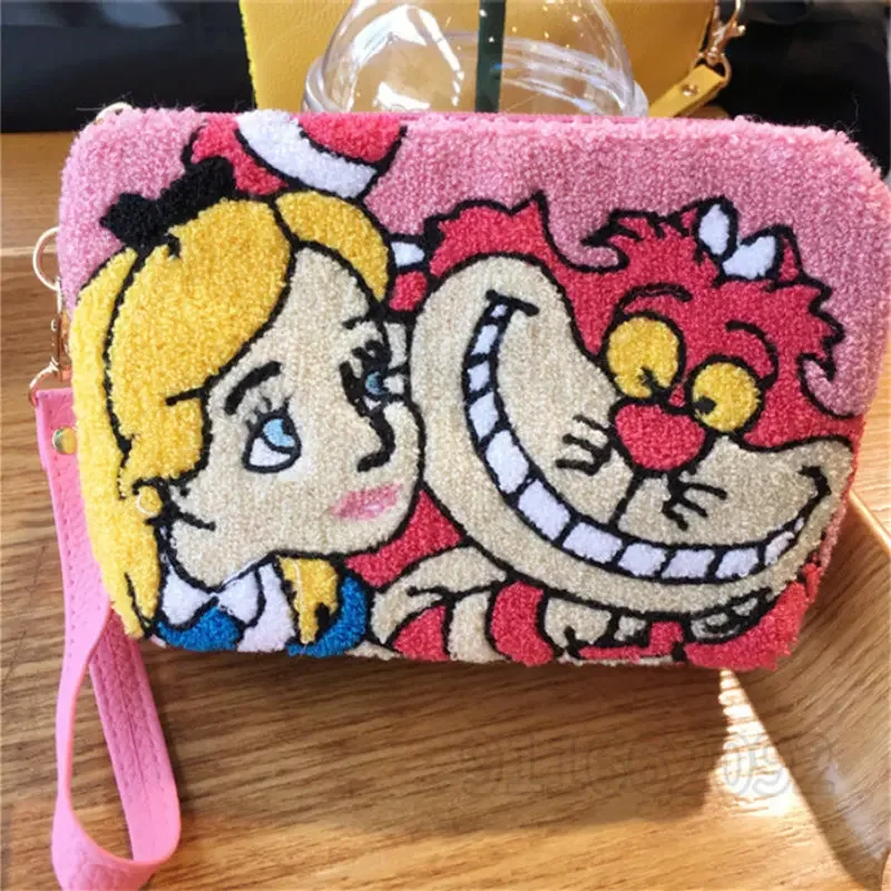 Disney Mermaid Princess Women's Clutch Bag Luxury Brand Women's Coin Purse Cartoon Fashion Large-capacity Storage Clutch coin purse women wallet card wallet coin wallet plush coin purse change bag