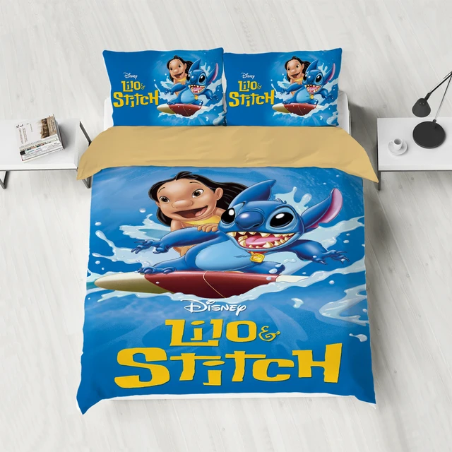 Stitch Bed Linen, King (220 x 240 cm), 3D Lilo & Stitch Duvet