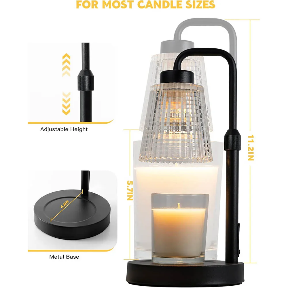 Dimmable Candle Warmer Lamp with Timer – Electric Wax Melter & Home Decor Gift 2 S1caf93aeb30542eb9219851fb4a55a0d2