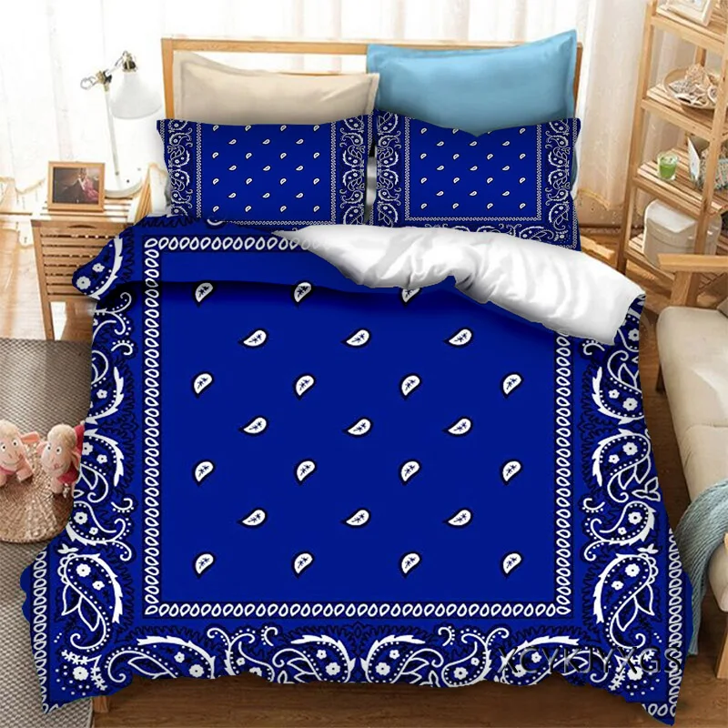 phechion Bandana 3D Print Bedding Set Duvet Covers Pillowcases One Piece Comforter Bedding Sets Bedclothes Bed Linen K181 5
