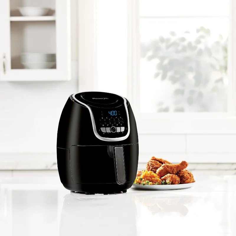 PowerXL Vortex Air Fryer Plus 5 Quart Capacity, Black, 1500 Watts 4