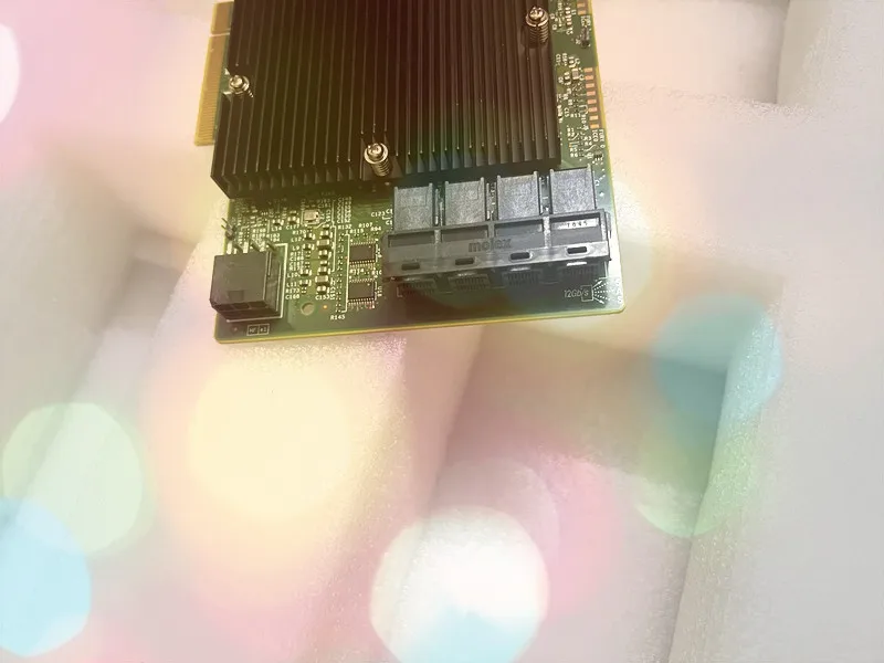 LSI SAS 9300-16i RAID 컨트롤러 카드 12Gbps HBA 버스 어댑터 IT 모드 SATA PCIe 확장 카드 ZFS TrueNAS UNRAID 4*SFF-86용