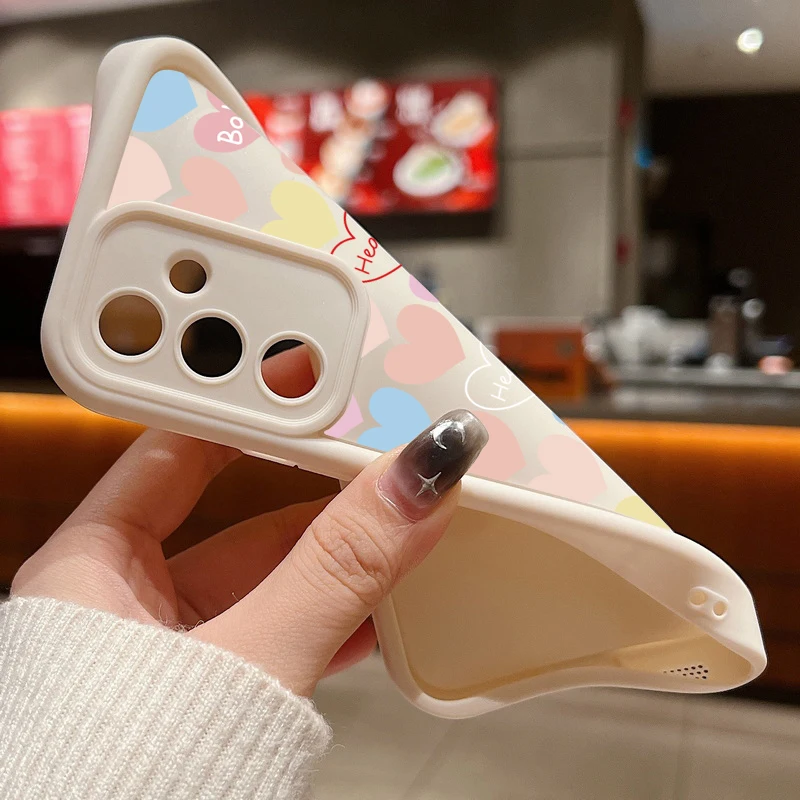 Cartoon Love Pattern Soft Phone Case Cover