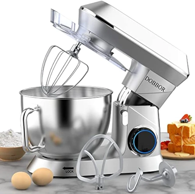 DOBBOR 7 Speeds 660W Tilt-Head Kitchen Dough Mixer, Electric