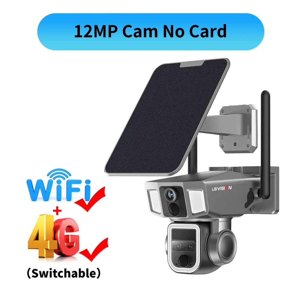 LS VISION 6K 4G SIM & WIFI كاميرا تعمل بالطاقة الش...