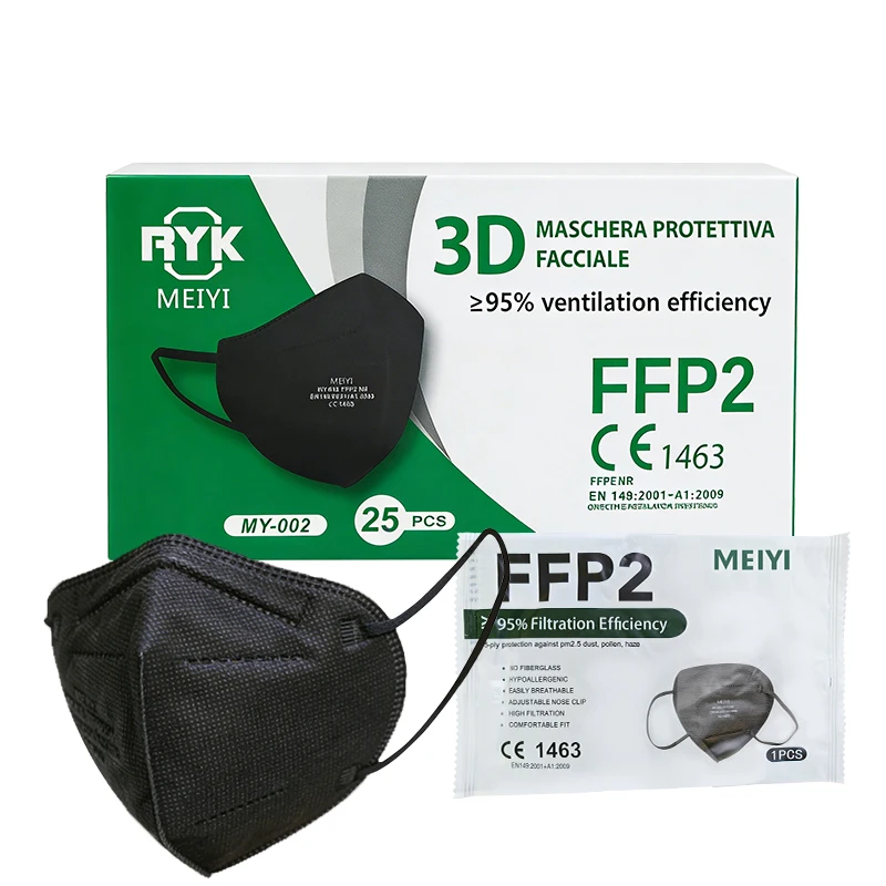 Lot de 25/50 Masques FFP2 Certifiés EN149 - Protection Haute Filtration