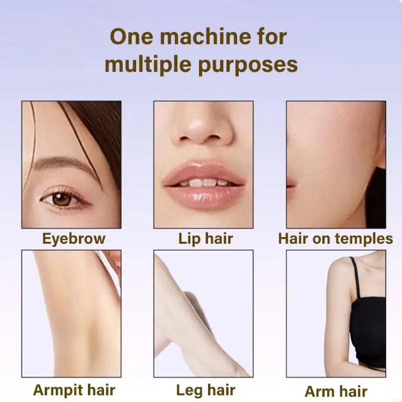 Electric Eyebrow Razors Trimmer Facials Hair Shaper Remover,Hair Removal Tools Portable Eyebrow Trimmer for Women Men Gift T4MB