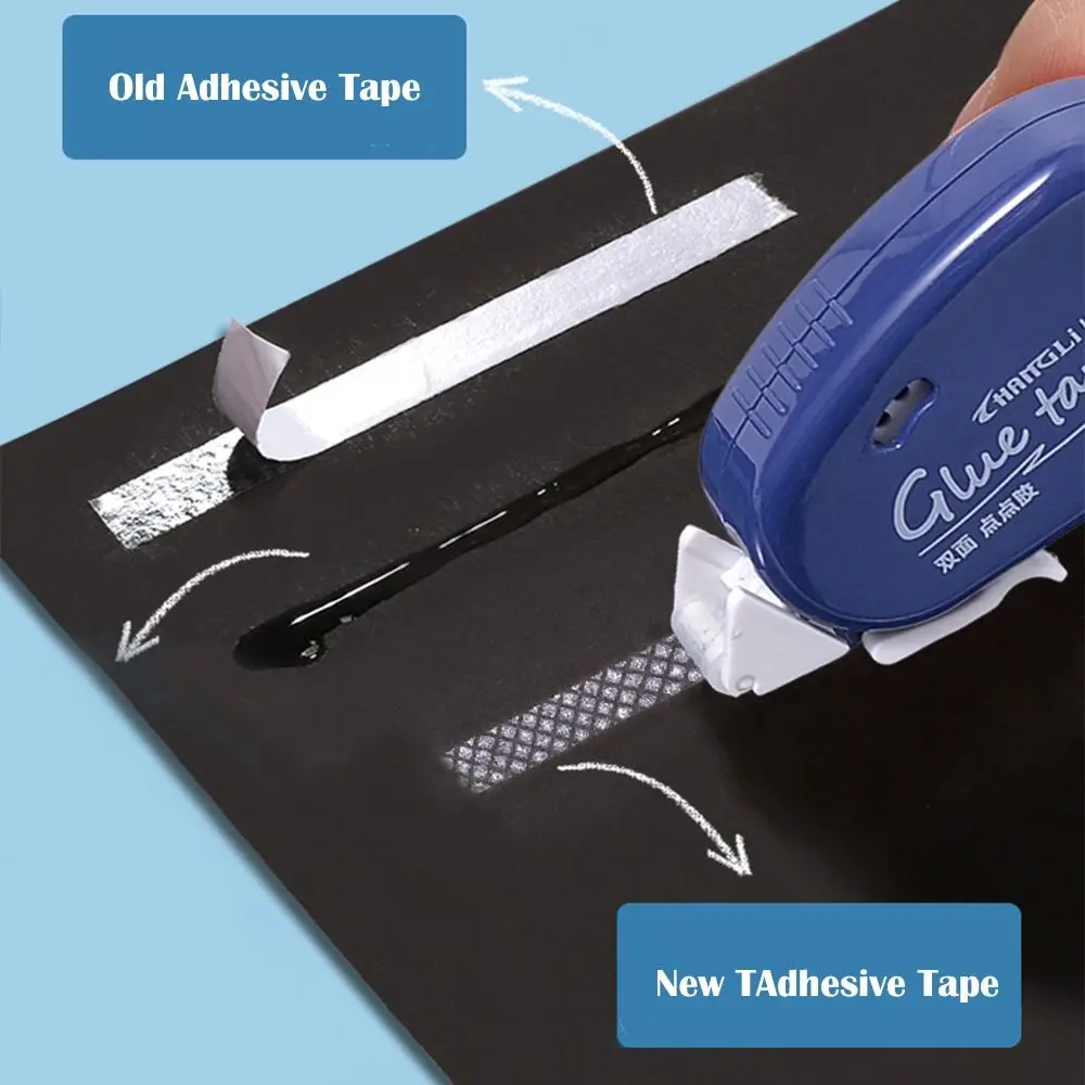 사진 앨범 학교 용품 일기 저널 DIY 공예 용품 도트 접착제 롤러 테이프 양면 접착 테이프 DIY 편지지